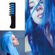 Slowmoose Non Toxic, Hair Color Comb- Temporary Dye 05 Blue