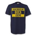 Gildan Juan Roman Riquelme Boca Juniors Legend Tee (navy) XL (45-48 inch)