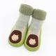 Slowmoose Warm Booties Sock With Rubber Soles For Newborn Green 9M