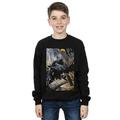 Absolute Cult DC Comics Boys Batman Night Gotham City Sweatshirt White 12-13 years