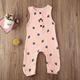 Slowmoose Summer Sleeveless Newborn Baby / Clothes - Cactus Print Romper, Jumpsuit Soft 6M / Pink