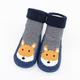 Slowmoose Warm Booties Sock With Rubber Soles For Newborn Navy 18M