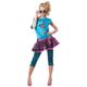 California Costume Collections Valley Girl 1980s 80s Disco Pop Star Katy Cindy Womens Costume Blue Large (10-12)