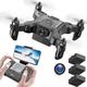 Slowmoose Mini Rtf Wifi With/without Hd Camera - Hight Hold Mode, Rc Quadcopter Drone 5MP camera 3 battery