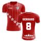 Airo Sportswear 2023-2024 Liverpool 6 Time Champions Concept Football Shirt (Gerrard 8) Red XL 46-48 inch Chest (112-124cm)