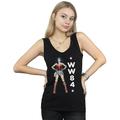 Absolute Cult DC Comics Women's Wonder Woman 84 Standing Logo Vest White Small