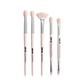 Slowmoose 3/5/12 Pcs/lot Makeup Brushes Set - Eye Shadow, Blending, Eyeliner, Eyelash, 5pcs Pink