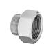 Invena Pipe connection fittings chrome female x male 1/2" x 3/8" and 3/4" x 1/2" 3/4" x 1/2" BSP