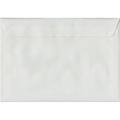 ColorSono White Laid Peel/Seal C6/A6 Coloured White Envelopes. 100gsm FSC Sustainable Paper. 114mm x 162mm. Wallet Style Envelope. 100