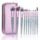 The Brands Market Makeup brushes with bag 10pcs foundation blush brushes