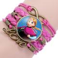 Slowmoose Disney Princess Cartoon Bracelet - Wristand Bangle Kid Make Up Jewellery 13