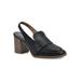 Women's Vocality Slingback by White Mountain in Black Smooth (Size 10 M)