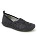 Women's Florida Slip On Flat by JBU in Black Shimmer (Size 11 M)