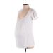 Gap - Maternity Short Sleeve T-Shirt: White Tops - Women's Size Small Maternity