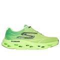 Skechers Men's GO RUN Swirl Tech Speed - Rapid Motion Sneaker | Size 8.0 | Green | Textile/Synthetic | Machine Washable | Hyper Burst