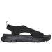 Skechers Women's Flex Appeal 4.0 - Livin' In This Sandals | Size 11.0 | Black | Textile | Vegan | Machine Washable