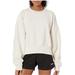 Adidas Tops | Adidas Originals Women's Adicolor Essentials Fleece Sweatshirt Nwt | Color: Cream/White | Size: L