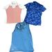 Adidas Tops | Adidas & Nike Women’s Golf Tennis Performance Shirt Bundle Mix Stripe Camo | Color: Blue/Orange | Size: Xs