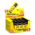 OLIMP SPORT NUTRITION- Protein Shot 60ml. Eiweiß-Booster für jeden Tag! 20g Proteine ohne Zucker und Fett! Pre Workout Booster Shot für Sportler beim Muskelaufbau. Geschmacksrichtung: Orange