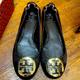 Tory Burch Shoes | Coconut And Gold Tory Burch Reva’s Size 8.5 In Excellent Condition | Color: Brown | Size: 8.5