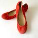 J. Crew Shoes | Jcrew Made In Italy Ballet Flats | Color: Orange/Red | Size: 6.5