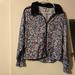 Adidas Jackets & Coats | Adidas Trefoil Floral Track Zip Up Jacket Multi Size M Satin-Silky Fabric | Color: Black/Blue | Size: M