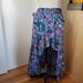 Free People Skirts | New Free People Tropical Skirt, Size Small! | Color: Blue/Pink | Size: M