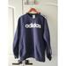 Adidas Shirts | Adidas Essentials 3 Stripes Crewneck Fleece Sweatshirt Mens Size Xl Navy | Color: Blue | Size: Xl