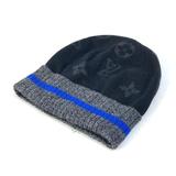 Louis Vuitton Accessories | Louis Vuitton Monogram Bonnet Monogram Beanie Hat Knit Cap Knit Hat | Color: Black/Gray | Size: H8.5inch / H21.5cm