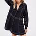 Free People Dresses | Free People ' Tough As Nails' Shirt Dress | Color: Black | Size: Xs