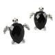 Simon Carter. Cufflinks Darwin White Bronze Black Novelty, Bronze