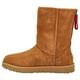 UGG Women's Classic Short Logo Zip Boot, Chestnut, 3 UK