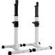 Squat Rack Stands, Squat Bar Rack Adjustable Barbell Rack Adjustable Gym Squat Barbell Power Rack Multi-Function Home Gym Fitness Stands Piece of Equipment 180Kg Max Load