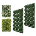 WMLBK Wall Planting Pot, Self Watering Vertical Pocket Garden Wall 12Pcs Planter Outdoor Hanging Hanging planter bags Vertical Living Green Wall for Indoor/Outdoor/Balcony