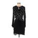 Ranna Gill Casual Dress - Mini: Black Dresses - Women's Size Small