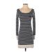 Gap Casual Dress: Blue Stripes Dresses - Women's Size X-Small