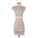 Wilfred Free Casual Dress - Bodycon: Gray Solid Dresses - Women's Size Small