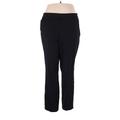 Lane Bryant Dress Pants - High Rise: Black Bottoms - Women's Size 18 Plus