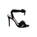 Schutz Heels: Black Solid Shoes - Women's Size 8 1/2 - Open Toe