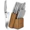 Kitchen Knife Set with Block, 16 PCS Knife Set for Kitchen with Block Japanese Stainless Steel, Ultra Sharp Chef Knife Set