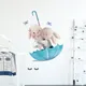 Autocollants muraux de lapin parapluie pour chambre de filles décalcomanies murales en PVC de