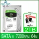 Seagate-Disque dur interne HDD de 2 To pour ordinateur de bureau cache SATA III 2000 Go 7200