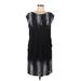 Tart Casual Dress - Shift: Black Solid Dresses - Women's Size Medium