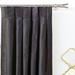 Eastern Accents Priscilla Polyester Room Darkening Left Leading Edge Curtain Panel Metal in Gray | 120 H x 40 W in | Wayfair 7TS-CLD-490D