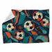 VisionBedding Soccer Fleece Throw Blanket - Football Warm Soft Blankets - Throws for Sofa, Bed, & Chairs Fleece/Microfiber/Fleece | Wayfair