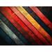 VisionBedding Colorful stripes Fleece Throw Blanket - Art Warm Soft Blankets - Throws for Sofa, Bed, & Chairs Fleece/Microfiber/Fleece | Wayfair