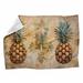 VisionBedding Pineapples Fleece Throw Blanket - Tropical Warm Soft Blankets - Throws for Sofa, Bed, & Chairs Fleece/Microfiber/Fleece | Wayfair