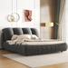 Latitude Run® Queen Size Luxury Velvet Bed w/ Centre Support Legs Upholstered/Velvet in Gray | 40.2 H x 78 W x 94.5 D in | Wayfair