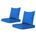 Latitude Run® Outdoor/Indoor Deep-Seat Cushion Set Of 2 Polyester | 4 H x 24 W x 24 D in | Wayfair 963092419FBD440F97E16EC03947E11F