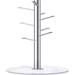 Latitude Run® Anupoorna ‎Stainless Steel, Marble 8 - Hook Coat Rack Metal in Gray | 70 H x 13.7 W x 13.7 D in | Wayfair